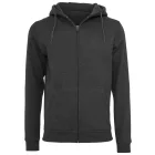 ByB pulóver Heavy Zip Hoody 300 sötétszürke