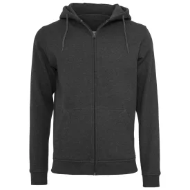 ByB pulóver Heavy Zip Hoody 300 sötétszürke