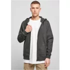 ByB pulóver Heavy Zip Hoody 300 sötétszürke