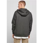 ByB pulóver Heavy Zip Hoody 300 sötétszürke