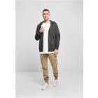 ByB pulóver Heavy Zip Hoody 300 sötétszürke