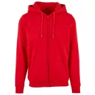 ByB pulóver Heavy Zip Hoody 300 piros