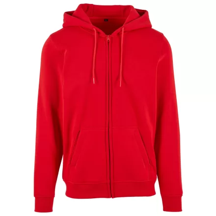 ByB pulóver Heavy Zip Hoody 300 piros