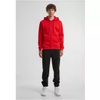 ByB pulóver Heavy Zip Hoody 300 piros