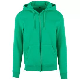ByB pulóver Heavy Zip Hoody 300 fűzöld