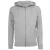 ByB pulóver Heavy Zip Hoody 300 melírozott szürke