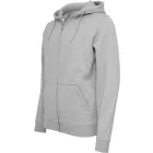 ByB pulóver Heavy Zip Hoody 300 melírozott szürke