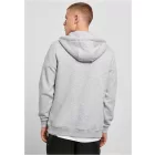 ByB pulóver Heavy Zip Hoody 300 melírozott szürke