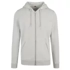 ByB pulóver Heavy Zip Hoody 300 világos szürke