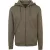 ByB pulóver Heavy Zip Hoody 300 olivazöld