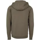 ByB pulóver Heavy Zip Hoody 300 olivazöld