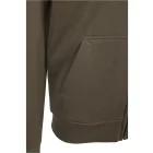 ByB pulóver Heavy Zip Hoody 300 olivazöld