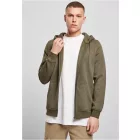 ByB pulóver Heavy Zip Hoody 300 olivazöld