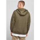 ByB pulóver Heavy Zip Hoody 300 olivazöld