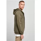 ByB pulóver Heavy Zip Hoody 300 olivazöld