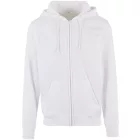 ByB pulóver Heavy Zip Hoody 300 fehér
