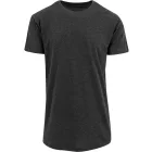 ByB póló Shaped Long 140 ébenszürke