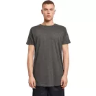 ByB póló Shaped Long 140 ébenszürke