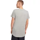 ByB póló Shaped Long 140 melírozott szürke