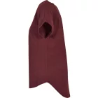 ByB női póló Long Slub 140 bordó