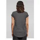 ByB női póló Long Slub 140 sötét szürke