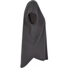 ByB női póló Long Slub 140 sötét szürke