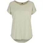 ByB női póló Long Slub 140 salvia