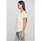 ByB női póló Long Slub 140 homok