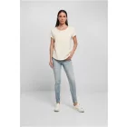 ByB női póló Long Slub 140 homok