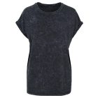 ByB női póló Acid Wash 160 fekete