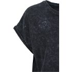 ByB női póló Acid Wash 160 fekete