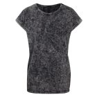 ByB női póló Acid Wash 160 sötét szürke-fehér