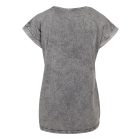 ByB női póló Acid Wash 160 szürke-fekete