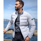 Cutter&Buck dzseki Oak Harbo Hybrid ezüst