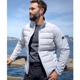 Cutter&Buck dzseki Oak Harbo Hybrid ezüst