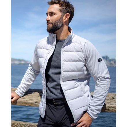 Cutter&Buck dzseki Oak Harbo Hybrid ezüst