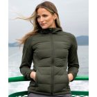 Cutter&Buck női dzseki Oak Harbo Hybrid borostyán