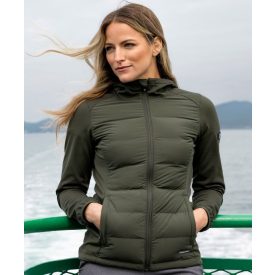 Cutter&Buck női dzseki Oak Harbo Hybrid borostyán