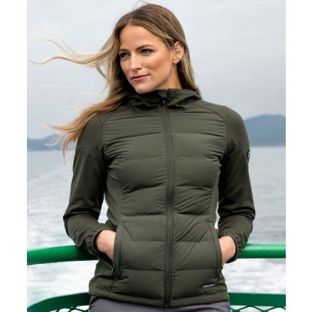 Cutter&Buck női dzseki Oak Harbo Hybrid borostyán