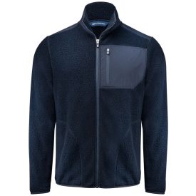 Cutter&Buck polár pulóver Cascade Sherpa sötétkék