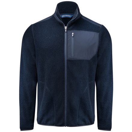 Cutter&Buck polár pulóver Cascade Sherpa sötétkék