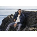 Cutter&Buck polár pulóver Cascade Sherpa sötétkék