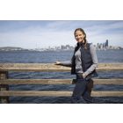 Cutter&Buck női mellény Oak Harbor Hybrid sötétkék