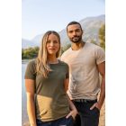 Cutter&Buck női póló Manzanita 160 borostyán