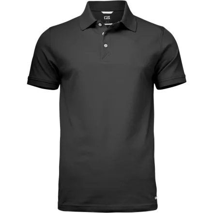 Cutter&Buck galléros póló Advantage 190 fekete