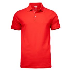 Cutter&Buck galléros póló Advantage 190 piros