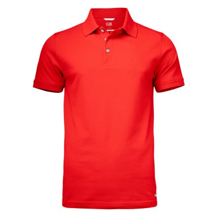 Cutter&Buck galléros póló Advantage 190 piros