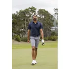 Cutter&Buck galléros póló Virtue Printed 200 sötétkék