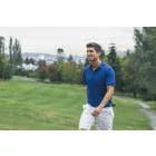 Cutter&Buck galléros póló Virtue Solid 200 királykék