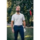 Cutter&Buck galléros póló Virtue Solid 200 ezüst